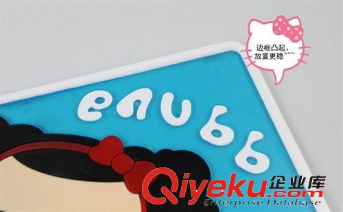 廠家批發(fā) 新款卡通盆型防滑墊 摩絲卡通 大嘴猴 卡通汽車內(nèi)飾用品原始圖片3