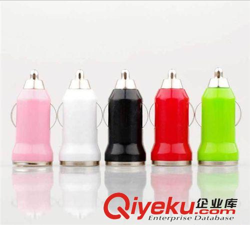 廠家直銷 iphone子彈頭車充 七彩迷你USB充電器 彩車載充電器原始圖片2