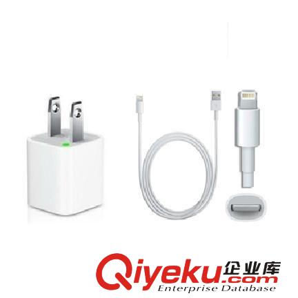 汽車新款蘋果5專用充電器/車載充電器/USB轉(zhuǎn)換器/家車兩用三件套原始圖片2