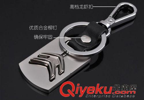 gd車標鑰匙扣 創意皮質車標金屬鑰匙扣 zp鑰匙扣 汽車鑰匙扣原始圖片2