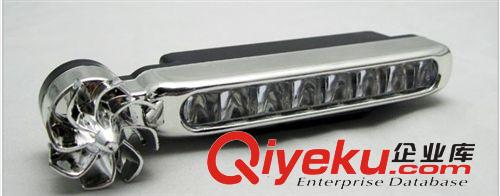 汽車中網風力燈 LED裝飾車頭燈 風力輔助燈 一對 汽車外飾用品原始圖片2