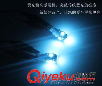 摩托車(chē)汽車(chē)LED示寬燈/車(chē)小燈/T10 5頭 牌照燈/閱讀燈/冰藍(lán)光 批發(fā)原始圖片3