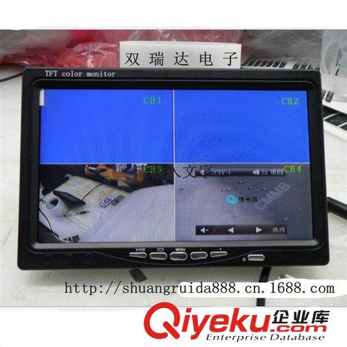 廠價(jià)批發(fā) 9寸汽車通用 車載電視 視頻倒車顯示器 插卡液晶小電視