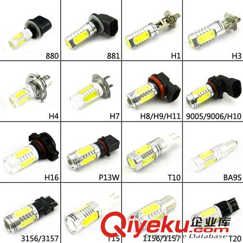 供應(yīng)LED汽車燈泡 T10 矩陣 7.5/11W 示寬燈 行車位置燈 大功率