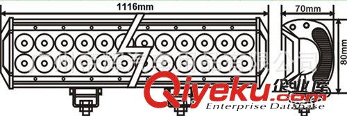 帝輝汽車燈 越野照明燈 10-30V 288w led 長條燈直燈原始圖片2