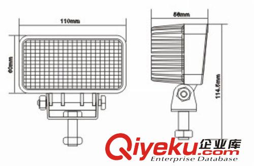 9W LED 工作燈 臺(tái)灣晶元LED芯片