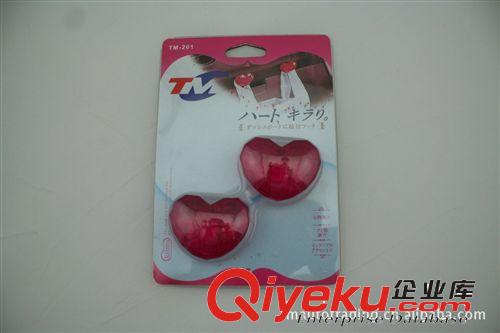 車居兩用掛鉤、 水晶車座掛鉤、 時尚心形水晶掛鉤原始圖片3