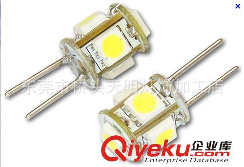 天明燈飾 led汽車燈 G4 5SMD 5050 G4節能燈 柜臺燈