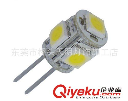 天明燈飾 led汽車燈 G4 5SMD 5050 G4節能燈 柜臺燈