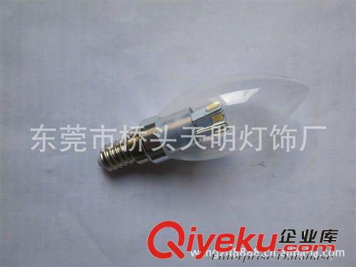 LED廠家供應5630燈珠 拉尾罩 E14  6smd蠟燭燈