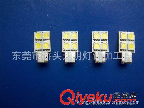 LED車燈，T10 5050 4SMD 無極 帶解碼功能，儀表燈，牌照燈