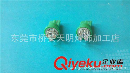 天明燈飾 LED汽車燈 T10 4SMD 4顆F3圓頭無邊 指示燈 示寬燈