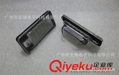 直銷 奧迪 LED 牌照燈總成 A3 A4 A6  CANBUS解碼原始圖片2
