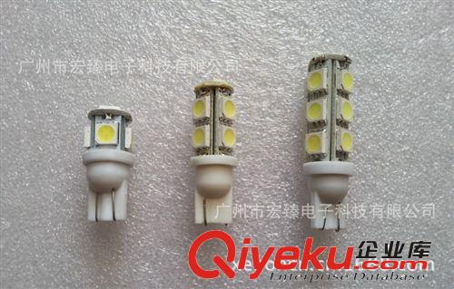 T10 5050 5燈 9燈 13燈 三芯片 LED示寬燈 行車燈 閱讀燈 牌照燈原始圖片2