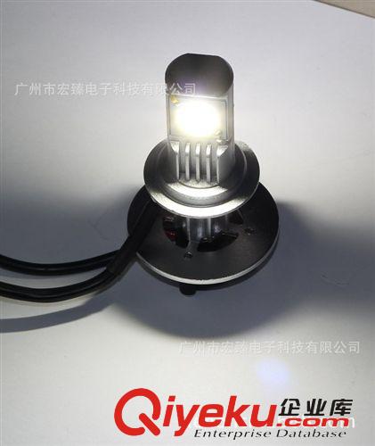 35W LED汽車大燈 CREE超亮COB燈芯 H7大燈 大散熱鋁件原始圖片2