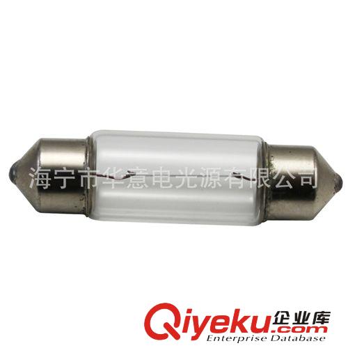 供應(yīng)雙尖泡 汽車牌照燈 車頂燈 FESTOON BULB