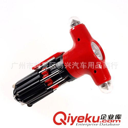 安全急救 雙頭安全錘 急救錘 螺絲刀+錘+LED電筒 多功能原始圖片2