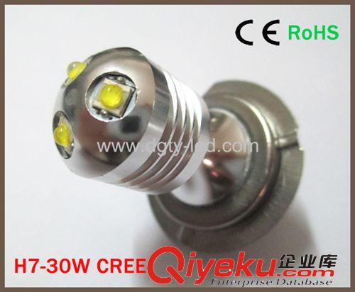 廠家直銷LED霧燈 H7-30W CREE，帶解碼