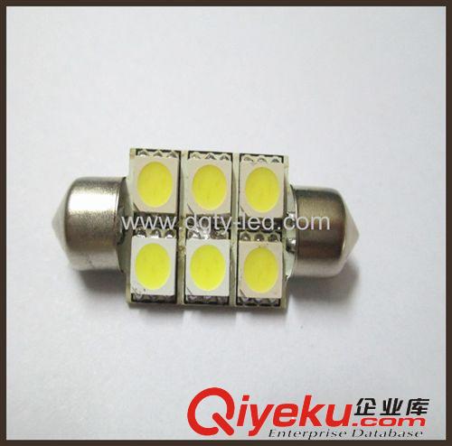 廠家直銷LED牌照燈，車頂燈，雙尖36mm-6-5050,熱銷產品原始圖片2
