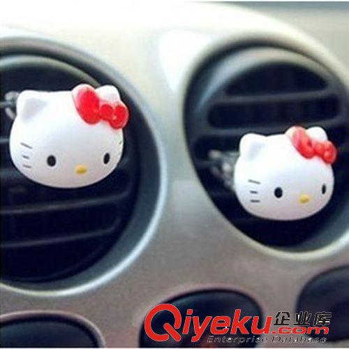 卡通KT貓固體香膏 可愛(ài)KT貓香水座 Hello kitty汽車出風(fēng)口香水