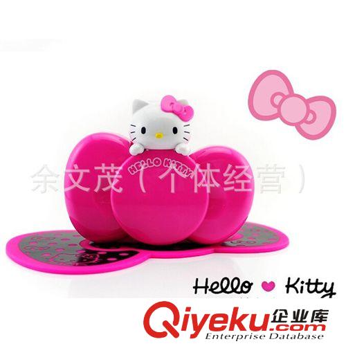 日本進(jìn)口HelloKitty汽車香水座車載香膏車內(nèi)可愛飾品擺飾精品KT原始圖片2