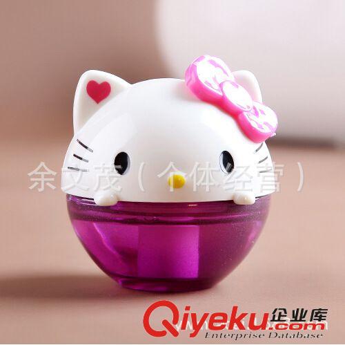 kt貓汽車香水座 hello kitty時(shí)尚創(chuàng)意擺件 卡通可愛車載車用香水原始圖片2