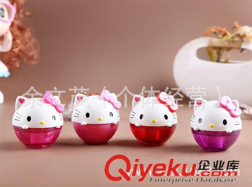 kt貓汽車香水座 hello kitty時(shí)尚創(chuàng)意擺件 卡通可愛車載車用香水原始圖片3