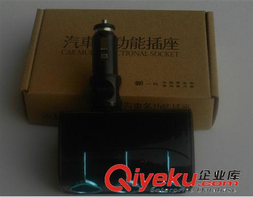 飛飛車飾 一分三車載點煙器 一拖三汽車點煙器 車載一分三點煙器原始圖片3