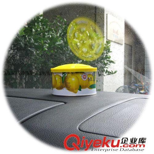 車家多用 tr檸檬味固體揮發(fā)香膏 空氣清新劑 大號鐵罐 300G