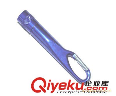 廠家直銷1LED鋁合金  魚型登山扣電子燈 手電筒