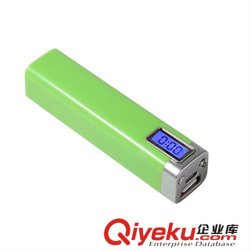 單節(jié)香水方柱電子顯示屏移動電源 zp三星2600毫安充電寶批發(fā)原始圖片3
