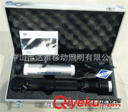 DYH-03款HID疝氣手電筒搜索燈 配背帶加黃色濾光鏡 6000K色溫電筒原始圖片2