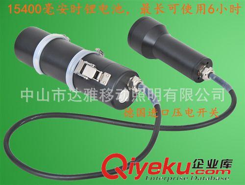 LED 7燈 深潛100M 分體式手電筒 壓電開關(guān) 大功率led水底潛水燈原始圖片2