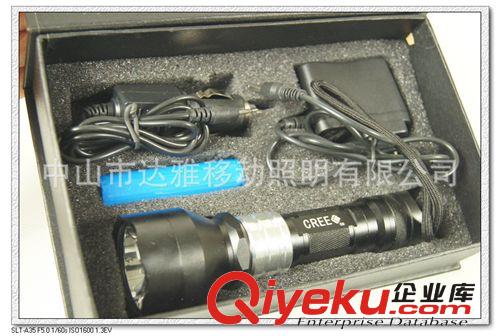 DYL-12款CREE Q5戶外露營手電筒五瓦強(qiáng)光三檔 led燈電筒原始圖片2
