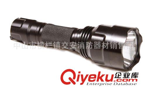 C8强光手电筒充电 进口CREE-Q5 LED灯珠芯 防水 远射 户外夜骑