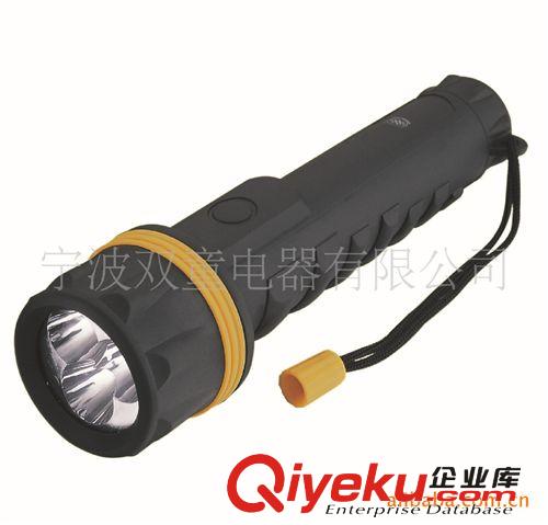3LED草帽燈塑料手電筒 塑料照明電筒 LED塑料電筒 塑料干電池電筒