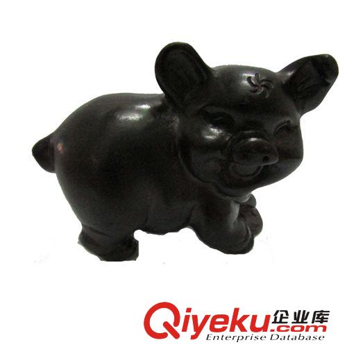 【正品保障】 批量供應(yīng) 大福豬擺件（南非烏木）原始圖片3