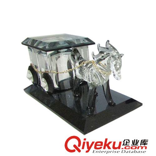 【zp保障】汽車擺件 馬拉車擺件 tr水晶gd汽車內(nèi)飾用品