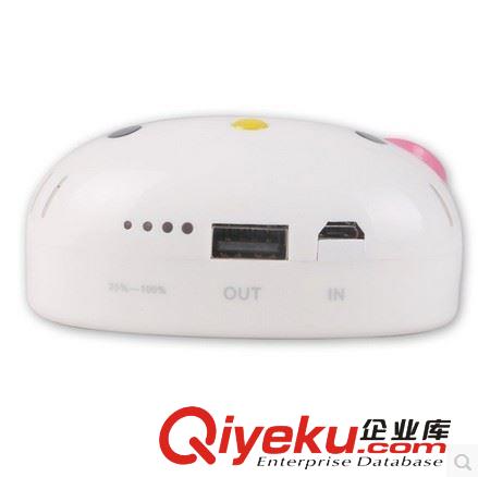 廠家批發充電寶可愛卡通hello kitty貓頭移動電源8800mAh淘寶代發原始圖片3