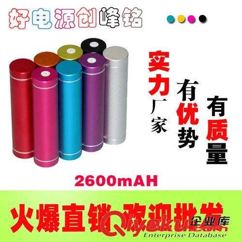 批發(fā) 圓柱2800毫安移動(dòng)電源 iphone三星手機(jī)通用充電寶 送禮{zj0}原始圖片2