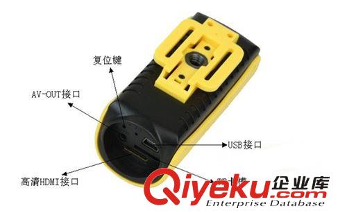 高清720P帶顯示屏戶外運動防水潛水攝像機頭盔摩托車自行車記錄儀原始圖片3