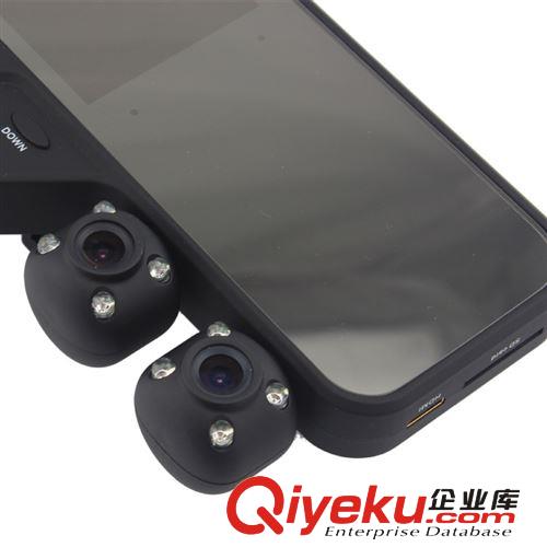 廠家直銷 高清后視鏡DVR 高清雙鏡頭后視鏡行車記錄儀 支持混批