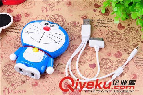 卡通叮當KT貓哆啦a夢移動電源小米蘋果4/5s充電寶 移動通用型批發(fā)原始圖片2