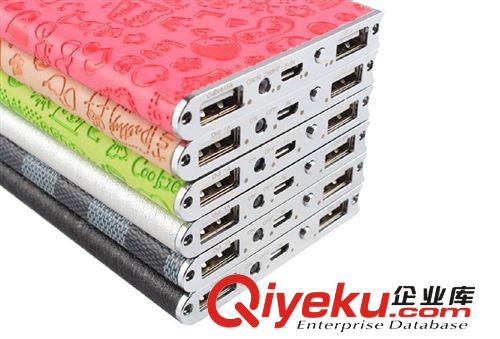 爆款 創意皮革充電寶 {zx1}移動電源超薄金屬聚合物禮品定制LOGO原始圖片3