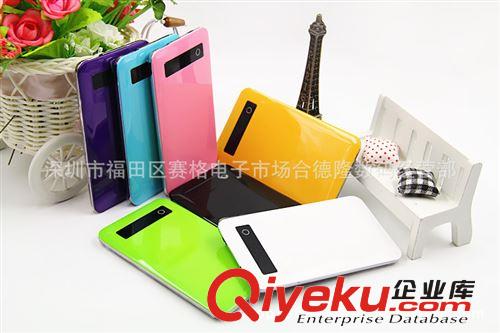 工廠熱銷(xiāo) 超薄移動(dòng)電源智能觸控屏手機(jī)5000毫安聚合物充電寶廠家原始圖片3