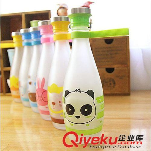 批發(fā) 創(chuàng)意杯子批發(fā) 防漏便攜式摔不破汽水瓶 漂流瓶 玻璃杯原始圖片2