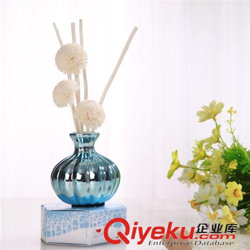 批發(fā) 無火香薰精油套裝 藤條揮發(fā)室內(nèi)香薰 禮品 金色童年原始圖片2
