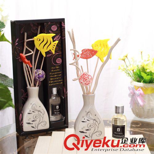 批發(fā) 無火香薰精油套裝 藤條揮發(fā)室內(nèi)香薰 禮品 金色童年