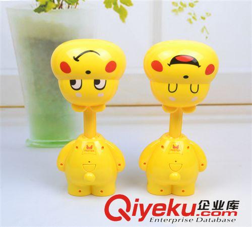 批發丘比龍卡通創意LED臺燈 充電式折疊式燈 創意臺燈 可愛原始圖片3