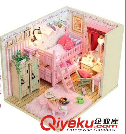 批發zp新款 diy別墅 拼裝場景家居擺設木質浪漫小屋 心跳回憶